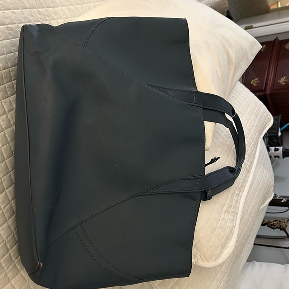 lululemon athletica Handbags - Lululemon Blue Leather Bag